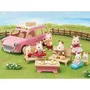 Sylvanian Families Minivan Rosa Set de Picnic para 7 Personajes