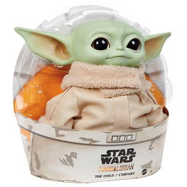 Mattel Peluche Baby Yoda Star Wars GWD85 El Niño 28cm de El Mandaloriano