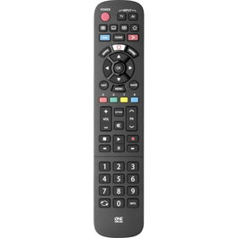 One For All URC4914 Mando a distancia de repuesto para TV Panasonic, Negro