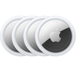 Apple AirTag MX542ZM/A - Localizador Bluetooth para Objetos, Pack de 4 Unidades, Color Blanco