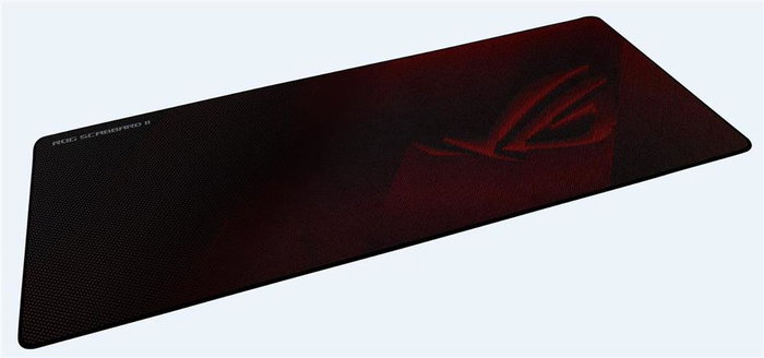 ASUS ROG Scabbard II 90MP0210-BPUA00 - Alfombrilla Gaming Antideslizante 90x40 cm, Superficie de Tela Optimizada, Resistente Agua/Polvo/Aceite, Negro y Rojo ASUS ROG Scabbard II 90MP0210-BPUA00 - Alfombrilla Gaming Antideslizante 90x40 cm, Superficie de Tela Optimizada, Resistente Agua/Polvo/Aceite, Negro y Rojo