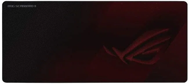 Asus ROG Scabbard II Alfombrilla de ratón Gaming Negro y Rojo