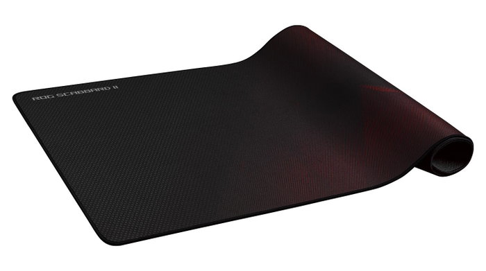 Asus ROG Scabbard II Alfombrilla de ratón Gaming Negro y Rojo