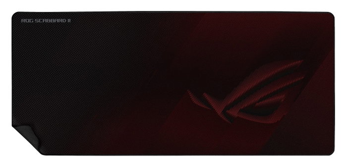 Asus ROG Scabbard II Alfombrilla de ratón Gaming Negro y Rojo