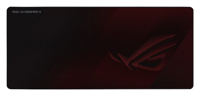 Asus ROG Scabbard II Alfombrilla de ratón Gaming Negro y Rojo