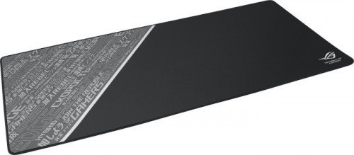 Asus 90MP00K3-B0UA00 Alfombrilla de Ratón para Gaming ROG Sheath BLK LTD Negro Gris Blanco 900mm x 440mm Tela Caucho Bordes Rematados Base Antideslizante
