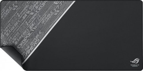 Asus 90MP00K3-B0UA00 Alfombrilla de Ratón para Gaming ROG Sheath BLK LTD Negro Gris Blanco 900mm x 440mm Tela Caucho Bordes Rematados Base Antideslizante