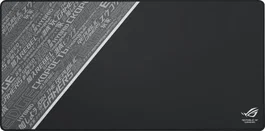 ASUS ROG Sheath BLK LTD Alfombrilla de ratón para juegos, Negro, Gris, Blanco, Tela