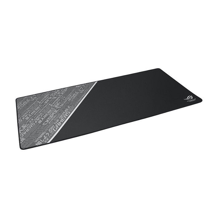 ASUS ROG Sheath BLK LTD Alfombrilla de Ratón para Juegos, Tela Caucho Base Antiderrapante Bordes Rematados Negro Gris Blanco 900x440x3mm