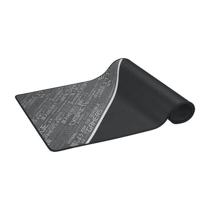ASUS ROG Sheath BLK LTD Alfombrilla de Ratón para Juegos, Tela Caucho Base Antiderrapante Bordes Rematados Negro Gris Blanco 900x440x3mm