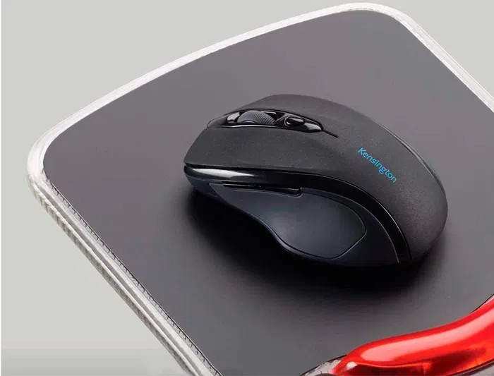 Kensington Alfombrilla para Ratón Duo Gel con Reposamuñecas Negro/Rojo 240x182x25 mm