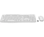 Logitech 920-009820 - Combo Teclado y Ratón MK295 Silent Wireless Inalámbrico RF AZERTY Francés Blanco, Teclado Completo 100% Silencioso con Altura Ajustable, Ratón Óptico Incluido