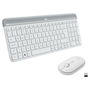 Teclado y Ratón Logitech MK470 Blanco Francés AZERTY