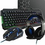 The G-Lab Combo Argon con Teclado Retroiluminado FR, Mouse, Auriculares Korp 100 y Alfombrilla
