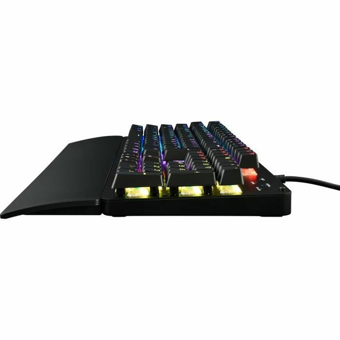 The G-Lab KEYZ CARBON Evolution Teclado mecánico retroiluminado Carbono - Switch Blues - FR