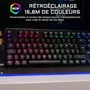 The G-Lab Keyz Rubidium Teclado Mecánico con Interruptor Rojo RGB Personalizable y Reposamuñecas para Gaming