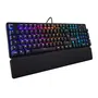 The G-Lab Keyz Rubidium Teclado Mecánico con Interruptor Rojo RGB Personalizable y Reposamuñecas para Gaming