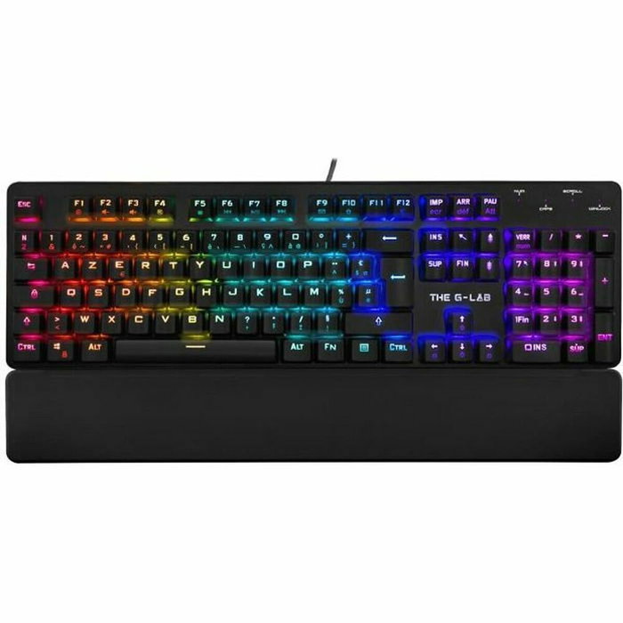 The G-Lab Keyz Rubidium Teclado Mecánico con Interruptor Rojo y RGB