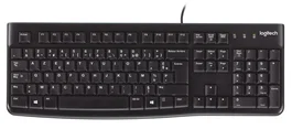 Logitech K120 Teclado USB AZERTY Francés Negro
