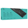 Logitech K120 Teclado USB AZERTY Francés Negro