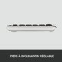Logitech K270 Teclado Inalámbrico AZERTY Francés Negro
