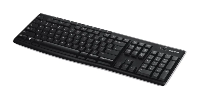 Logitech K270 Teclado Inalámbrico RF Completo (100%) AZERTY Francés para Hogar Negro, Receptor Unifying Incluido, 920-003748 Logitech K270 Teclado Inalámbrico RF Completo (100%) AZERTY Francés para Hogar Negro, Receptor Unifying Incluido, 920-003748