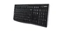 Logitech K270 Teclado Inalámbrico RF Completo (100%) AZERTY Francés para Hogar Negro, Receptor Unifying Incluido, 920-003748