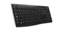 Logitech K270 Teclado Inalámbrico RF Completo (100%) AZERTY Francés para Hogar Negro, Receptor Unifying Incluido, 920-003748