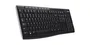 Logitech K270 Teclado Inalámbrico RF Completo (100%) AZERTY Francés para Hogar Negro, Receptor Unifying Incluido, 920-003748