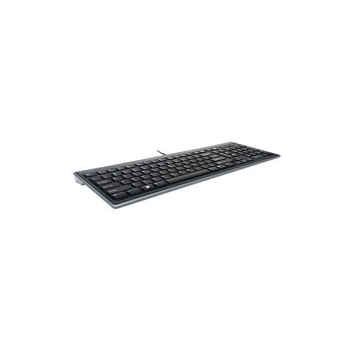 Kensington Teclado Delgado USB Advance Fit Perfil Ultraplano Conexión USB Francés Negro Mate Kensington Teclado Delgado USB Advance Fit Perfil Ultraplano Conexión USB Francés Negro Mate