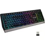 The G-Lab KEYZ TUNGSTEN Teclado Inalámbrico para Juegos, Compatible PC y Playstation, Diseño AZERTY Francés