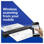 Epson WorkForce ES-60W Escáner Portátil Inalámbrico Negro