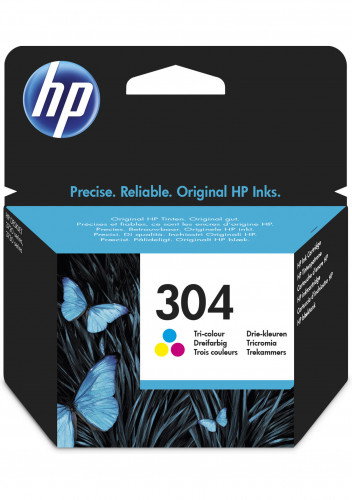 HP Cartucho de tinta 304 Tricolor N9K05AE