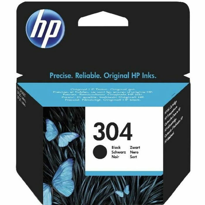 HP Cartucho de tinta 304 Negro N9K06AE Estándar HP Cartucho de tinta 304 Negro N9K06AE Estándar