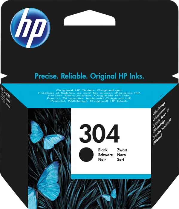HP Cartucho de tinta 304 Negro N9K06AE Estándar HP Cartucho de tinta 304 Negro N9K06AE Estándar