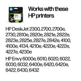 HP 305XL Cartucho de tinta tricolor original de alto rendimiento (3YM63AE)​