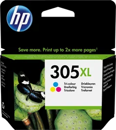 HP 305XL Cartucho de tinta tricolor original de alto rendimiento (3YM63AE)​