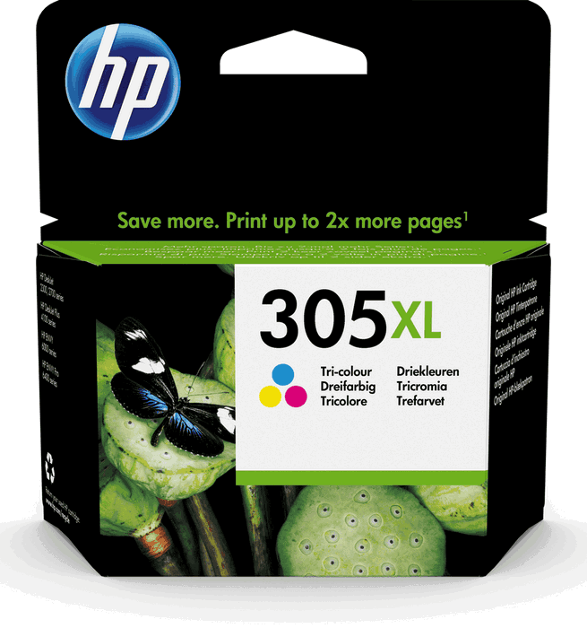 HP 305XL Tri-color Original Ink Cartridge High Yield HP 305XL Tri-color Original Ink Cartridge High Yield