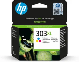 HP Cartucho de Tinta Original 303XL Tricolor de Alta Capacidad