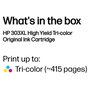 HP Cartucho de Tinta Original 303XL Tricolor de Alta Capacidad