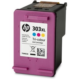HP Cartucho Tinta Original 303XL T6N03AE Tricolor Rendimiento Aprox. 415 Páginas