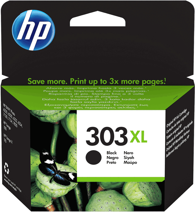 HP Cartucho de Tinta Original 303XL Negro de Alta Capacidad