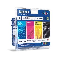 Brother LC1100HYVALBP Multipack de 4 Cartuchos de Tinta Alta Capacidad Brother LC1100HYVALBP Multipack de 4 Cartuchos de Tinta Alta Capacidad