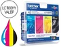 Brother LC1100HYVALBP Multipack de 4 Cartuchos de Tinta Alta Capacidad