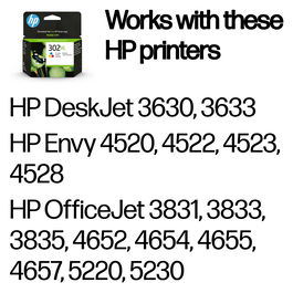 HP Cartucho Tinta 302 XL F6U67AE Color (Cyan/Magenta/Amarillo) Alta Capacidad Original