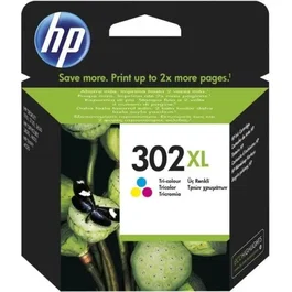 HP Cartucho Tinta Tricolor 302XL Original Alto Rendimiento F6U67AE para HP DeskJet 2130/3630, OfficeJet 3830, aprox. 330 páginas