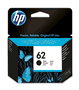 HP 62 Negro Cartucho de Tinta Original Estándar