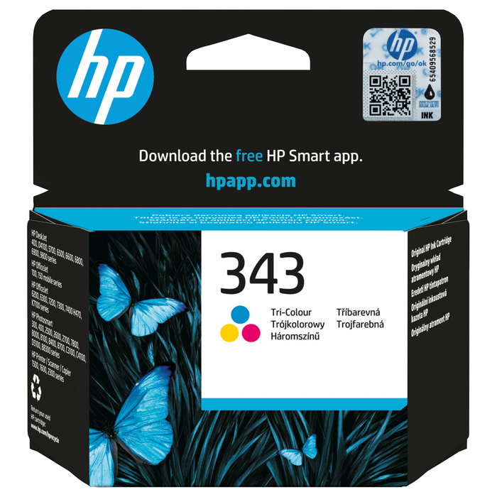 HP Cartucho de tinta 343 Tricolor C8766EE