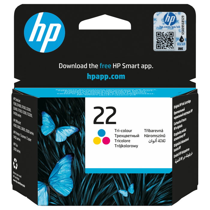 HP Cartucho de Tinta 22 Tricolor (C9352AE) Original
