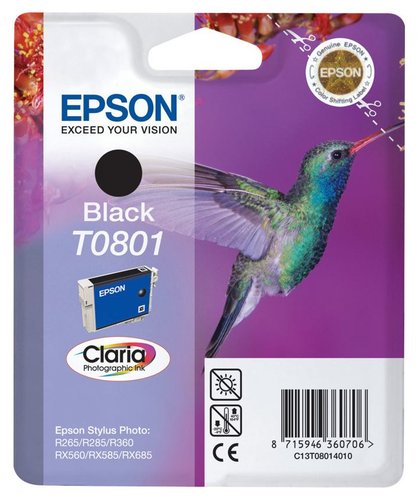 Epson T0801 Cartucho de tinta Negro